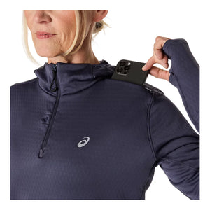 ASICS ROAD WINTER HOODIE MANCHES LONGUES - FEMME