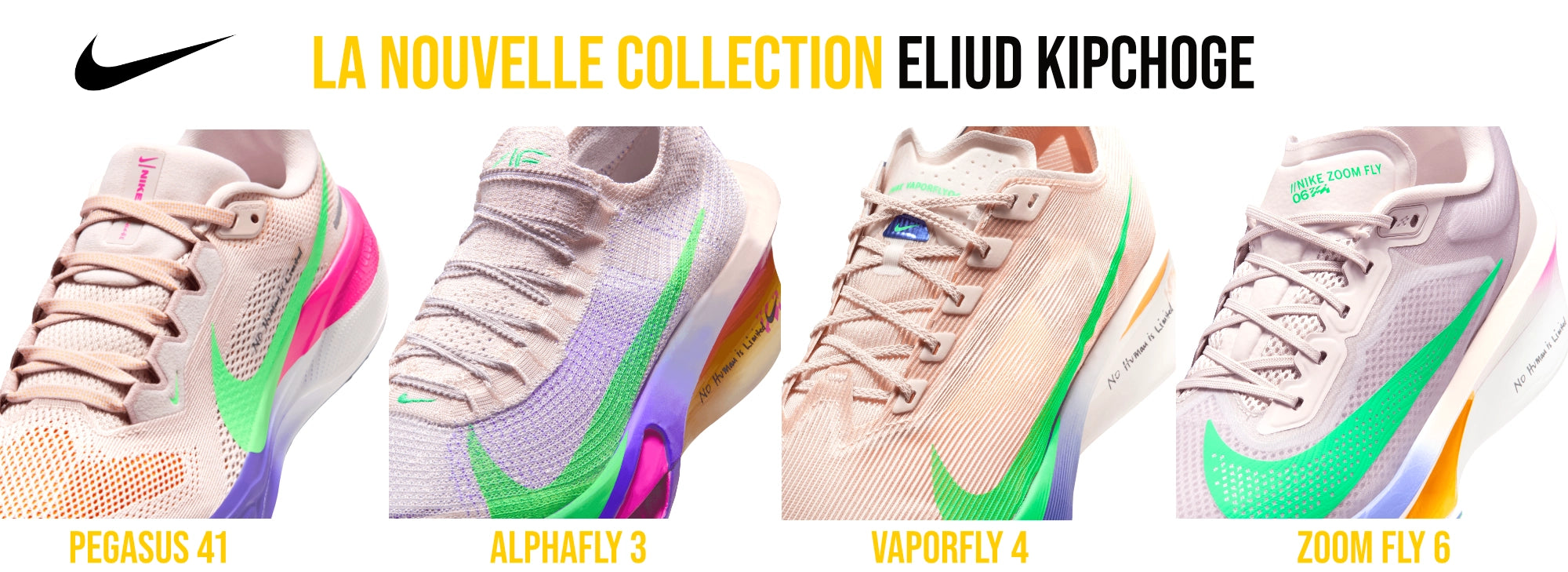 Bannière collection Eliud Kipchoge Nike 2025