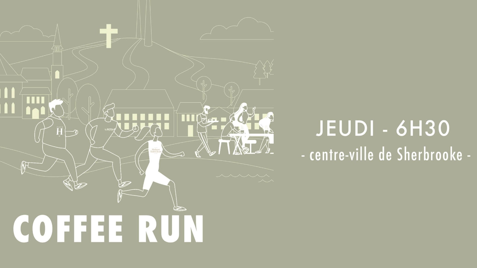 Bannière événement COFFEE RUN sherbrooke