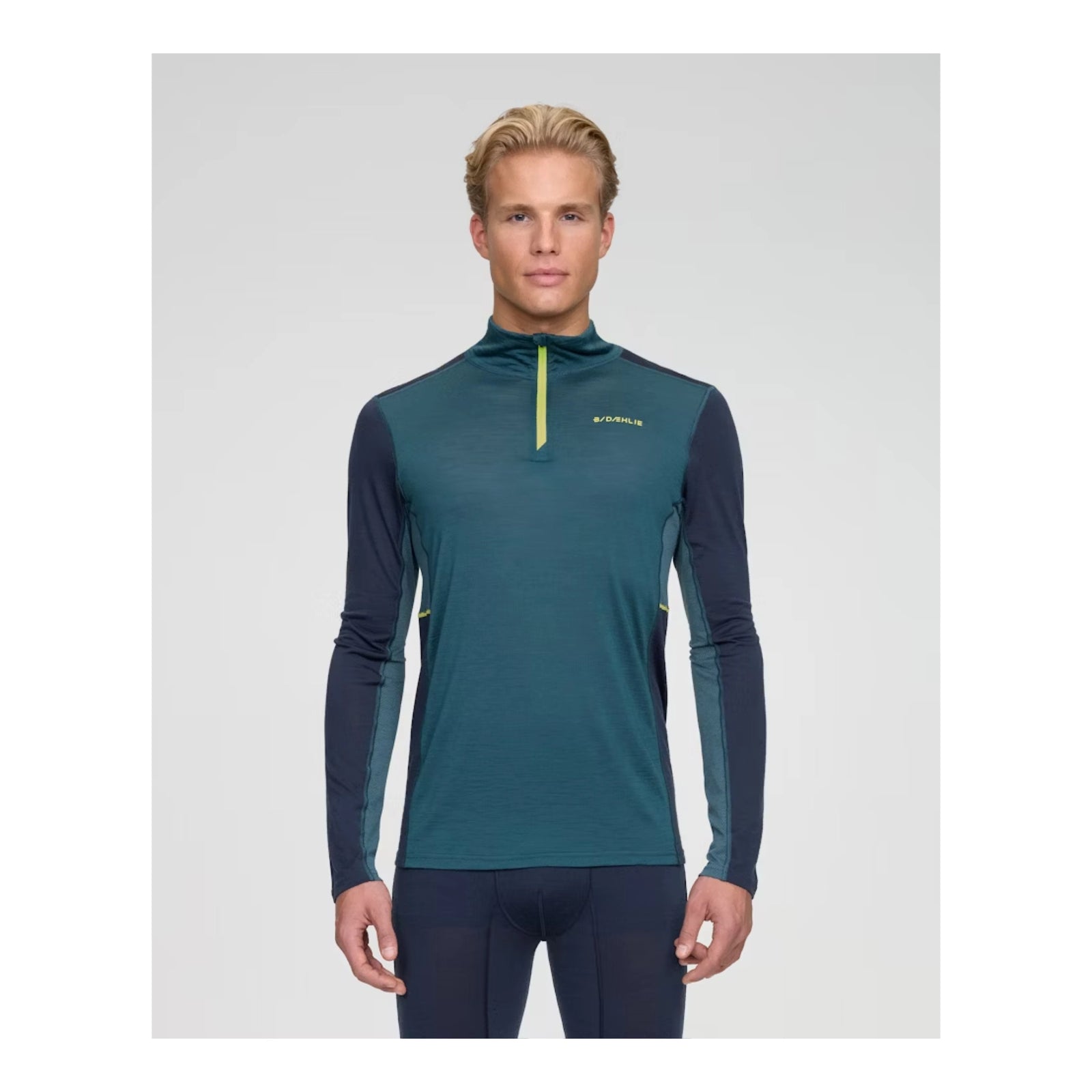 BJORN PERFORMANCE WOOL HALF-ZIP - HOMME