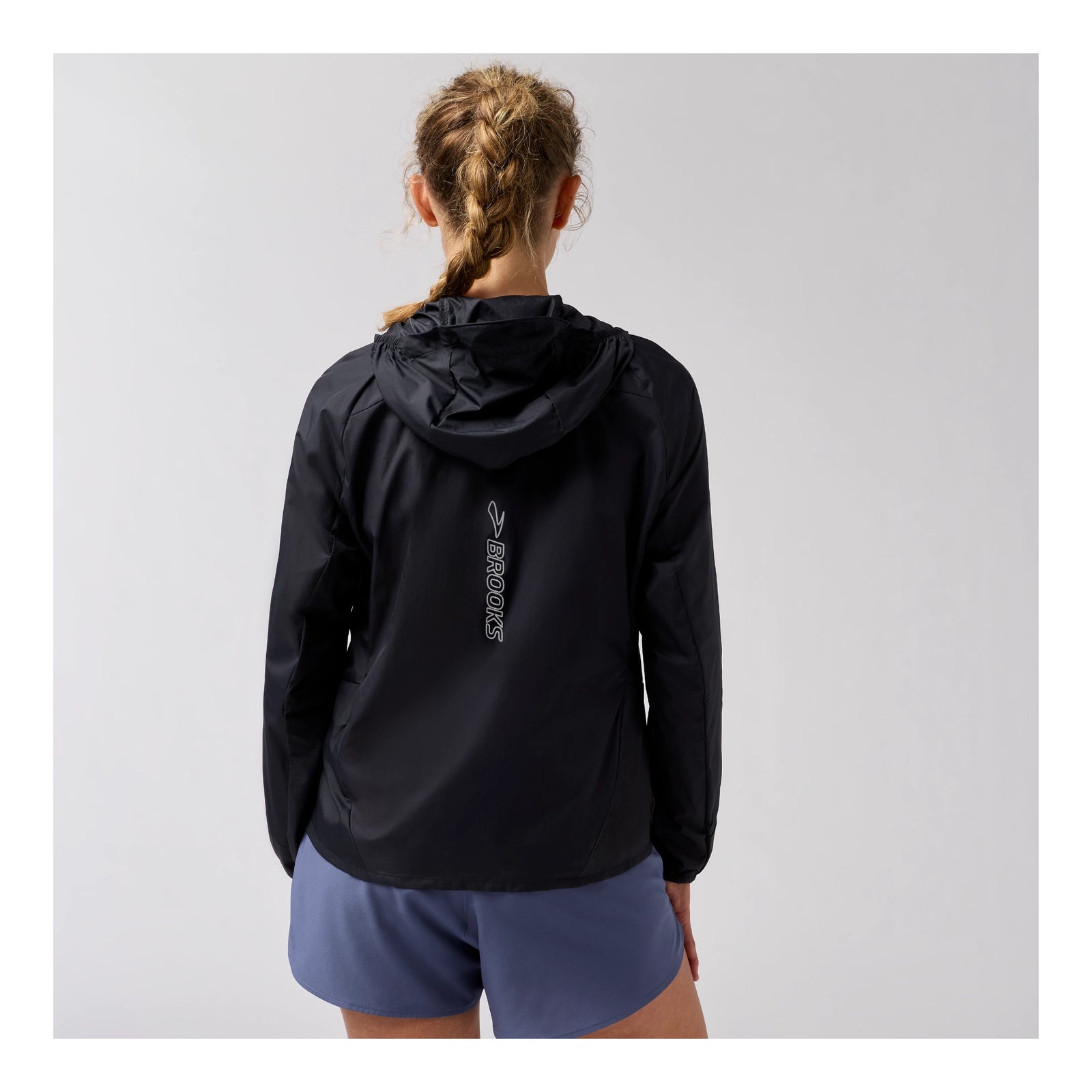 Veste Coupe-Vent Brooks Canopy Jacket Noir Femme Veste Coupe-Vent Brooks Canopy Jacket Noir Femme