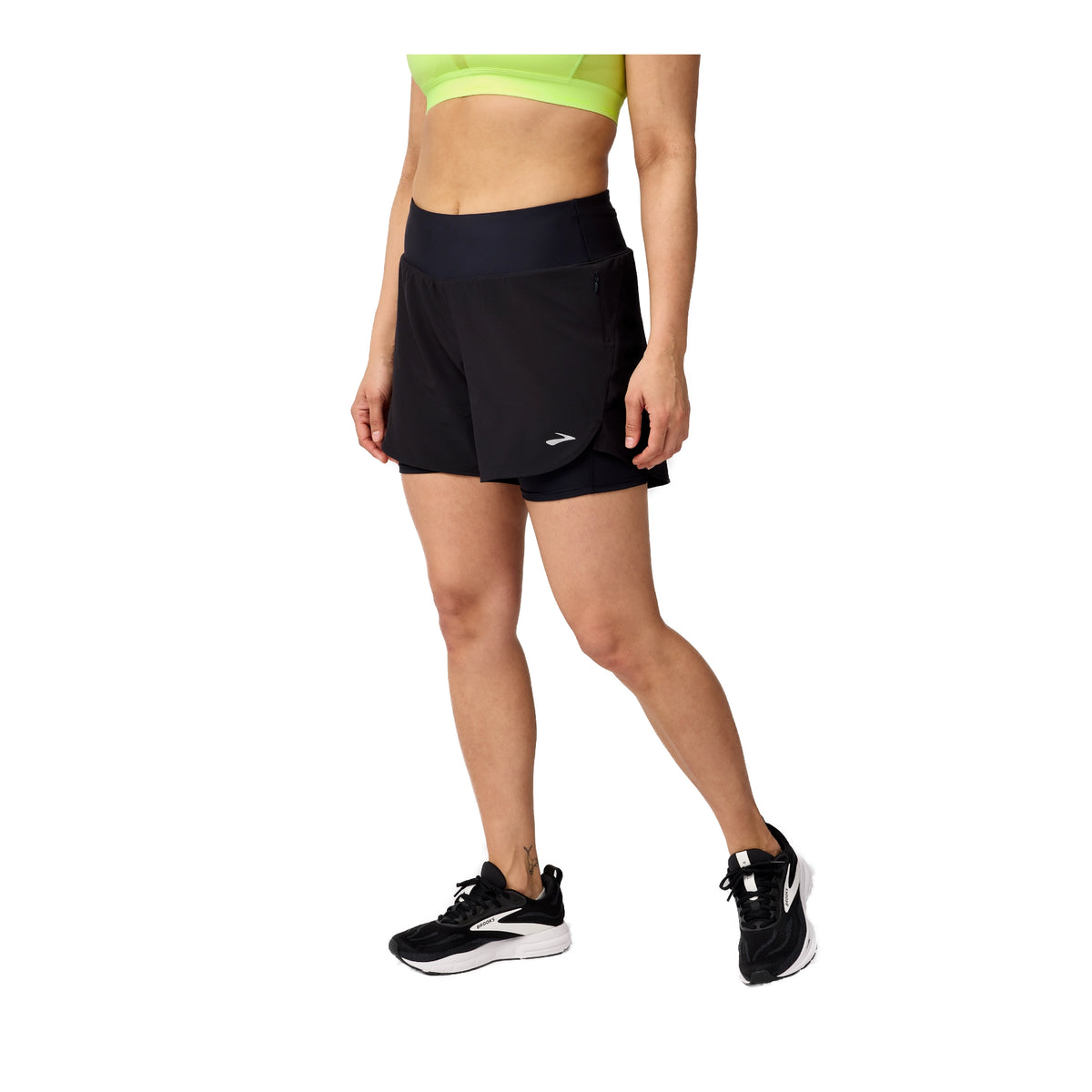 BROOKS CHASER 5" 2-IN-1 SHORTS 2.0 - FEMME