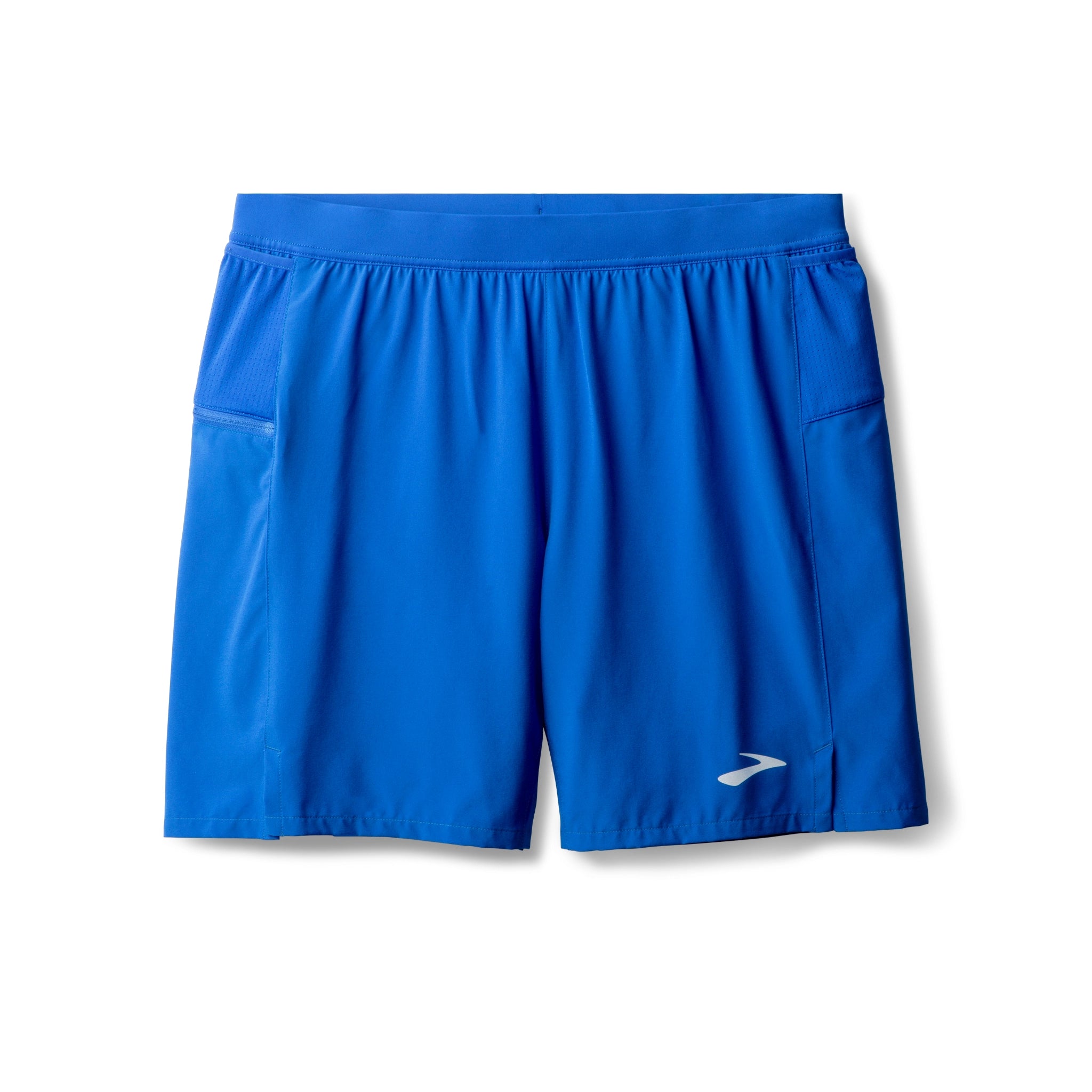 Short De Running Brooks Pour Homme - Entrejambe 12,7 Cm, Léger, Avec Poches Zippées, En Polyester Recyclé - 3