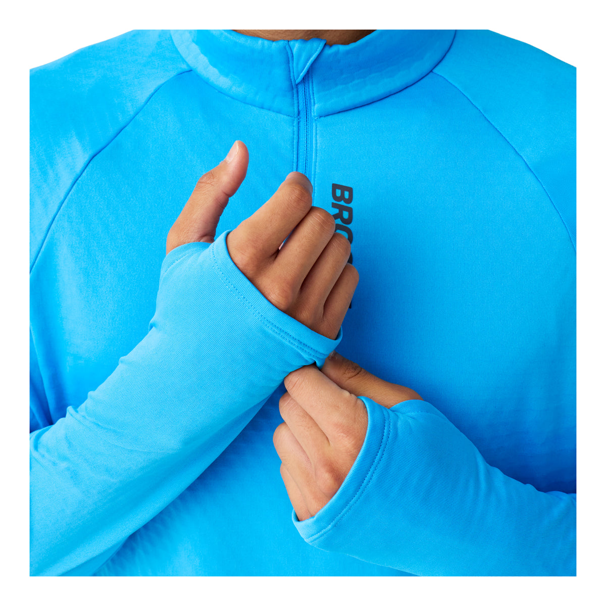 BROOKS MOMENTUM THERMAL 1/2 ZIP - HOMME