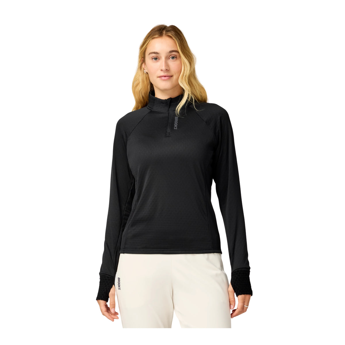 BROOKS MOMENTUM THERMAL 1/4 ZIP - FEMME