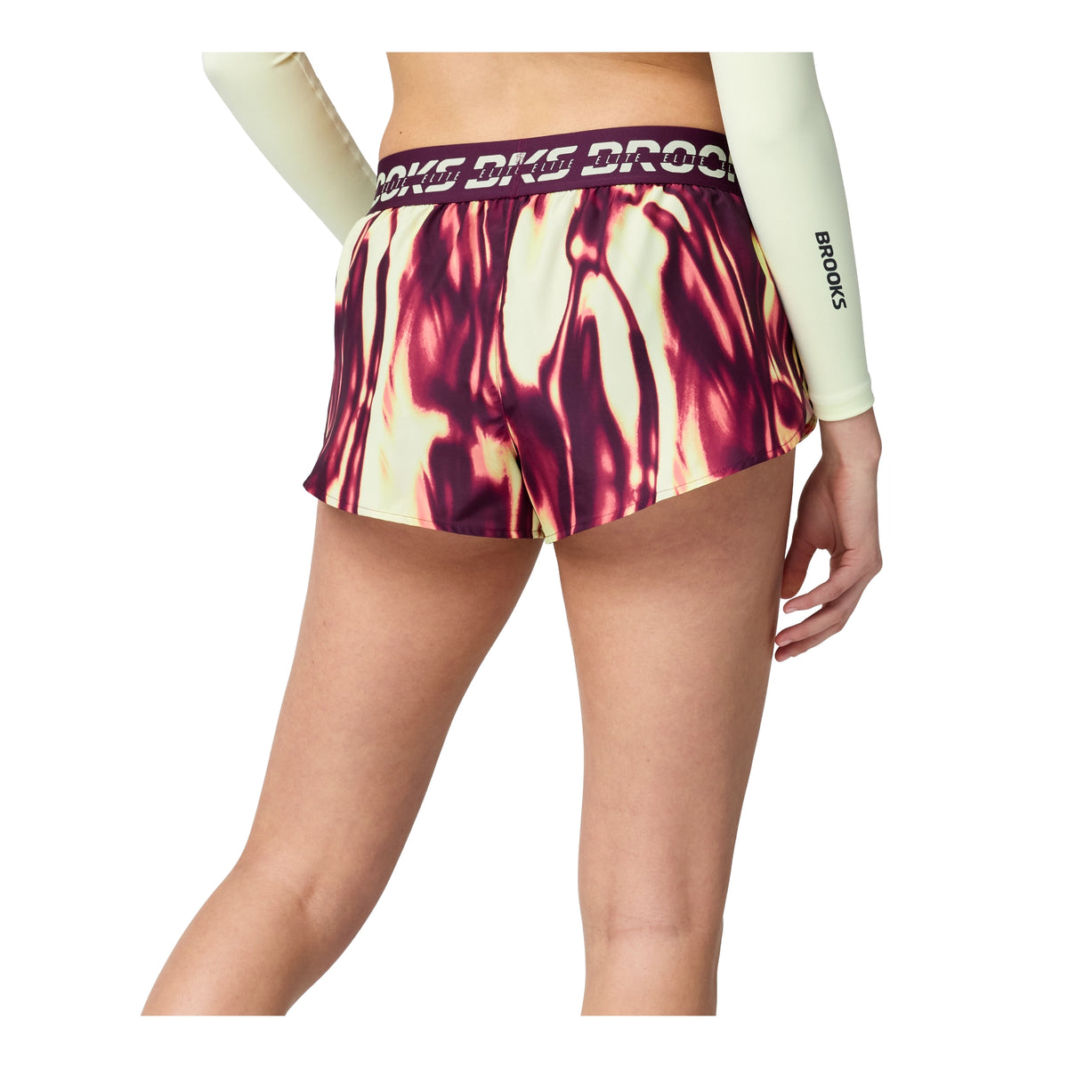 BROOKS PR ELITE SPLIT SHORT - FEMME