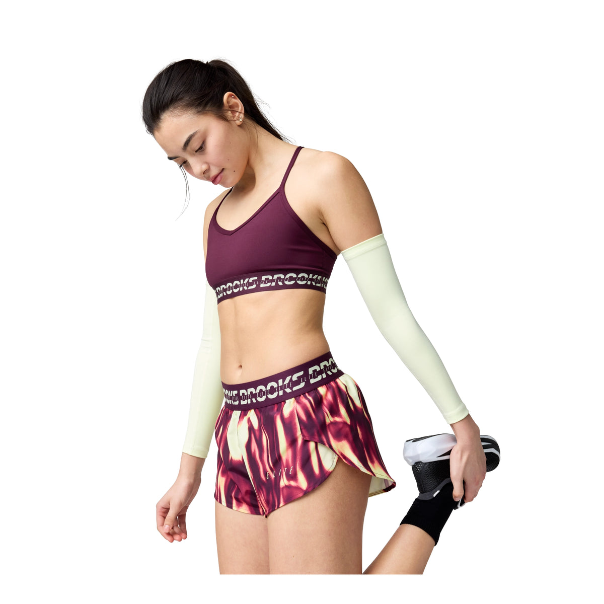 BROOKS PR ELITE SPLIT SHORT - FEMME