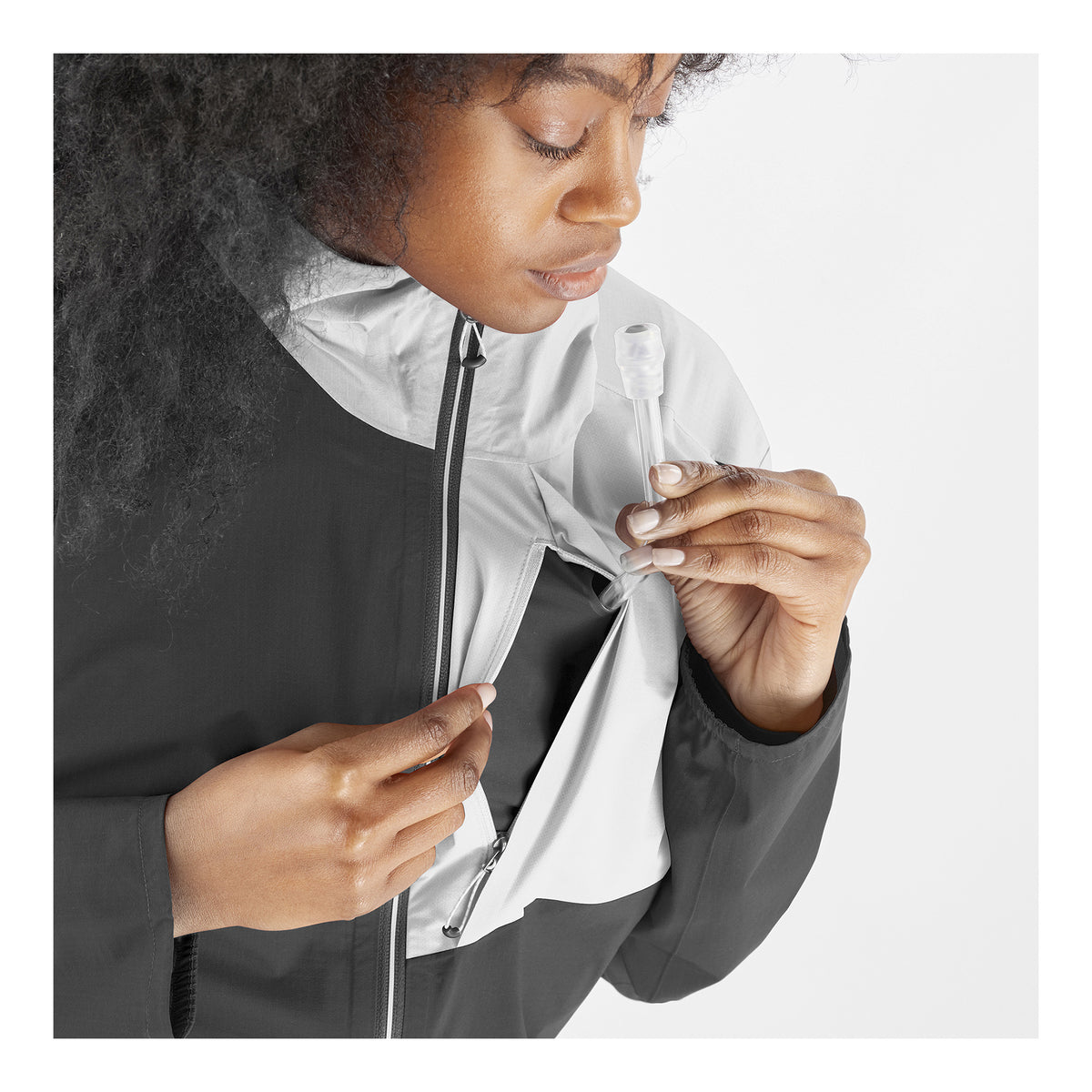 SALOMON MANTEAU IMPERMÉABLE BONATTI TRAIL - FEMME