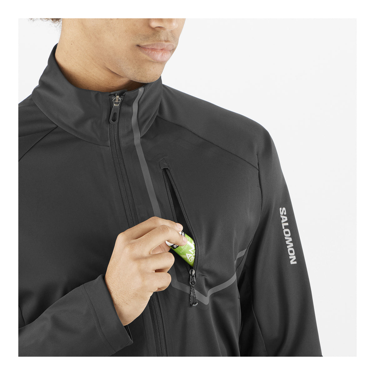 SALOMON MANTEAU GORE-TEX INFINIUM WINDSTOPPER PRO - HOMME