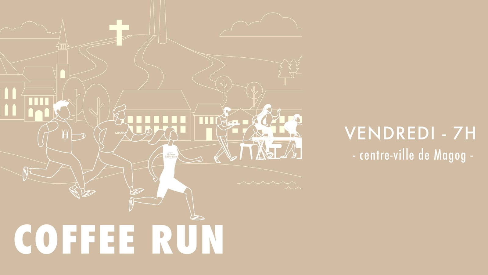 Bannière événement COFFEE RUN magog