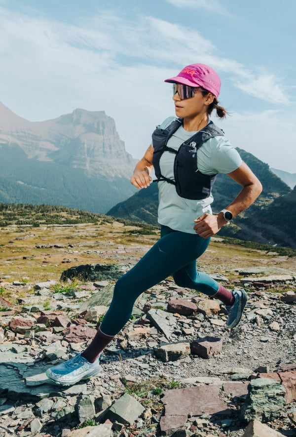 Bannière chaussures de course en sentier