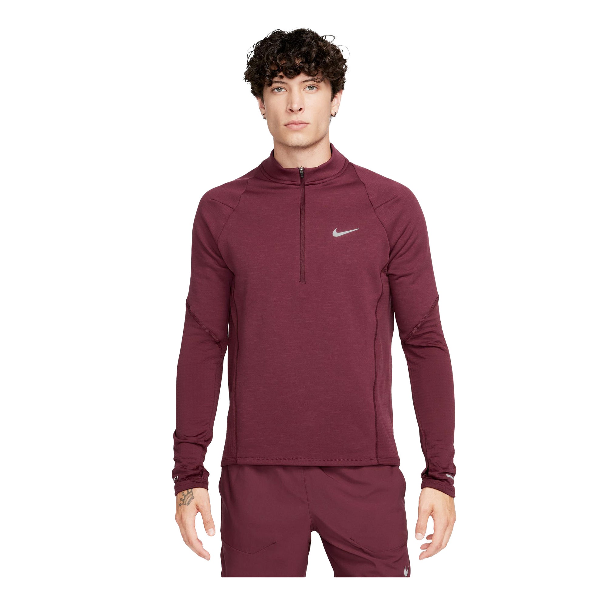 NIKE DEMI-ZIP ELEMENT THERMA-FIT - HOMME