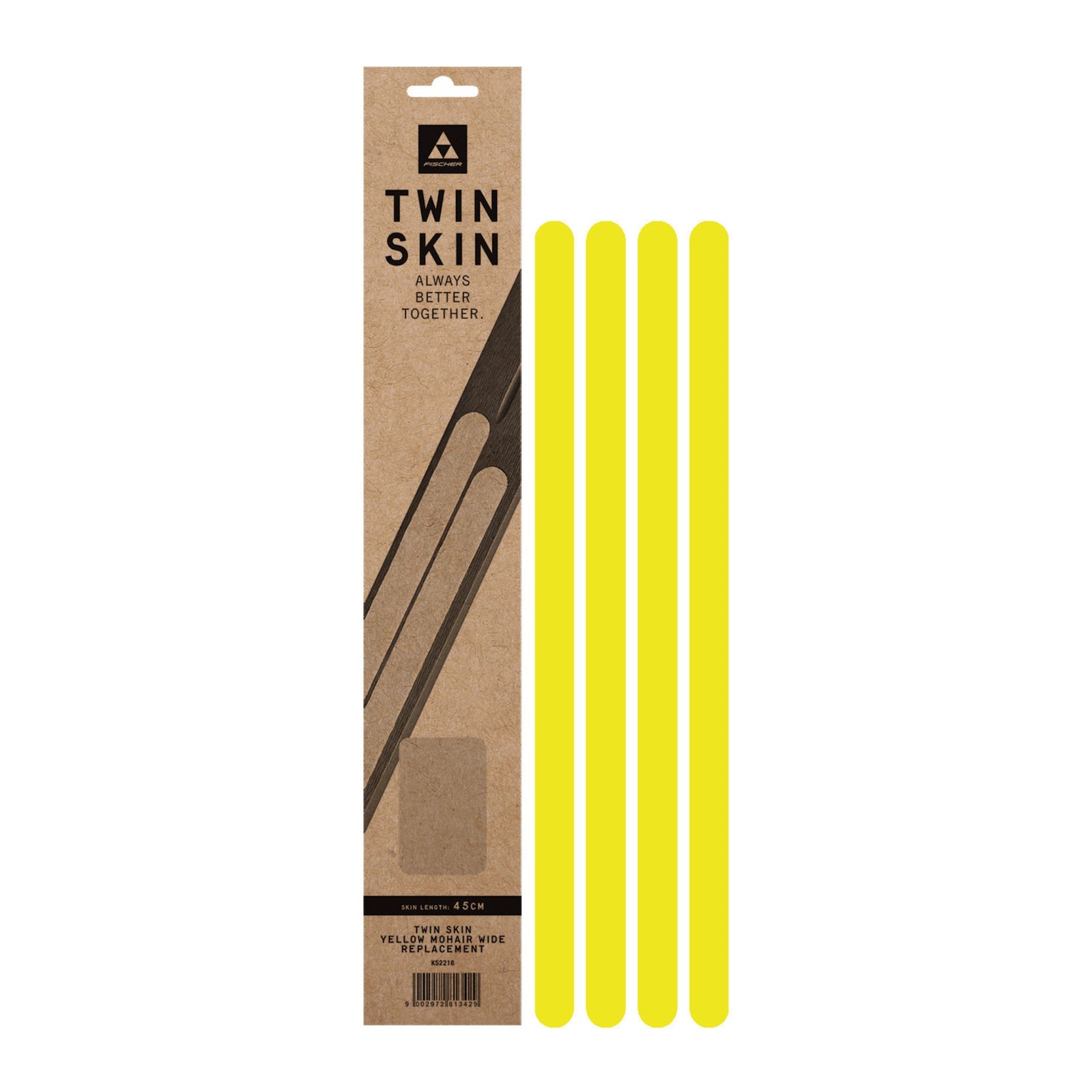 FISCHER TWIN SKIN 100% MOHAIR NEONYELLOW LARGE