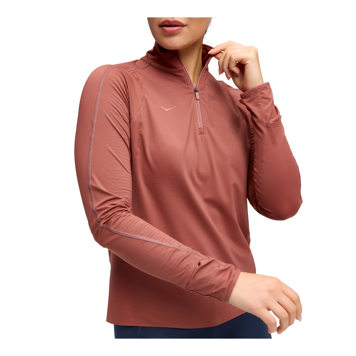 HOKA GLIDETECH QUARTER ZIP - FEMME