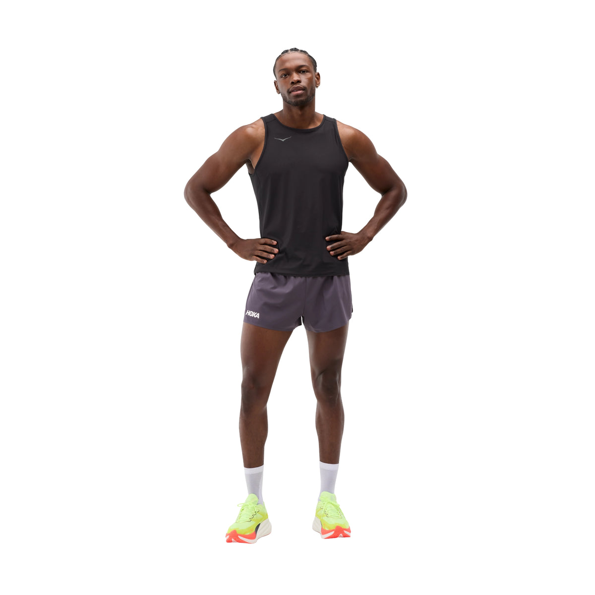 HOKA RACE DAY SPLIT SHORT - HOMME
