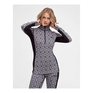 KARI TRAA ROSE WOOL HALF ZIP - FEMME