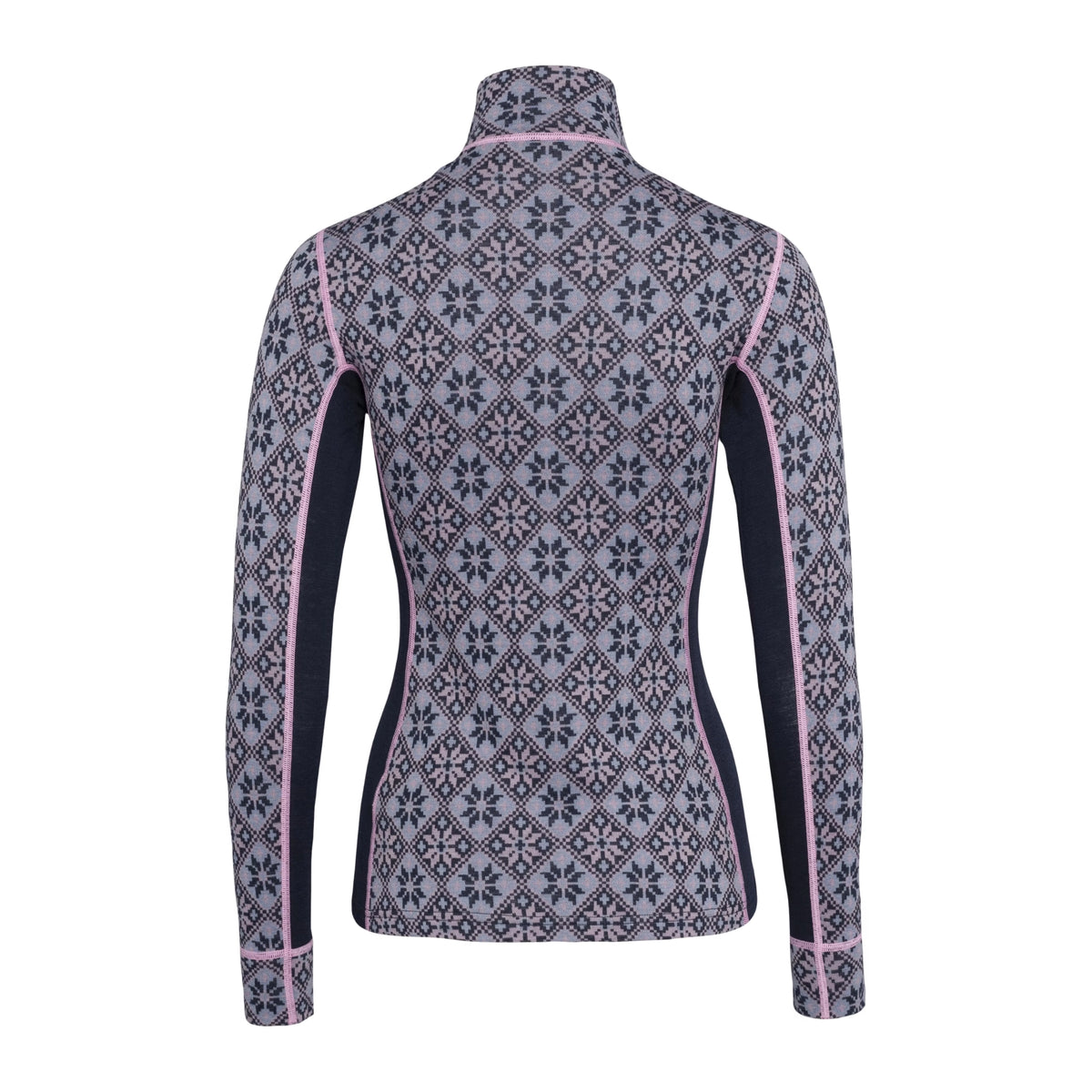 KARI TRAA ROSE WOOL HALF ZIP - FEMME