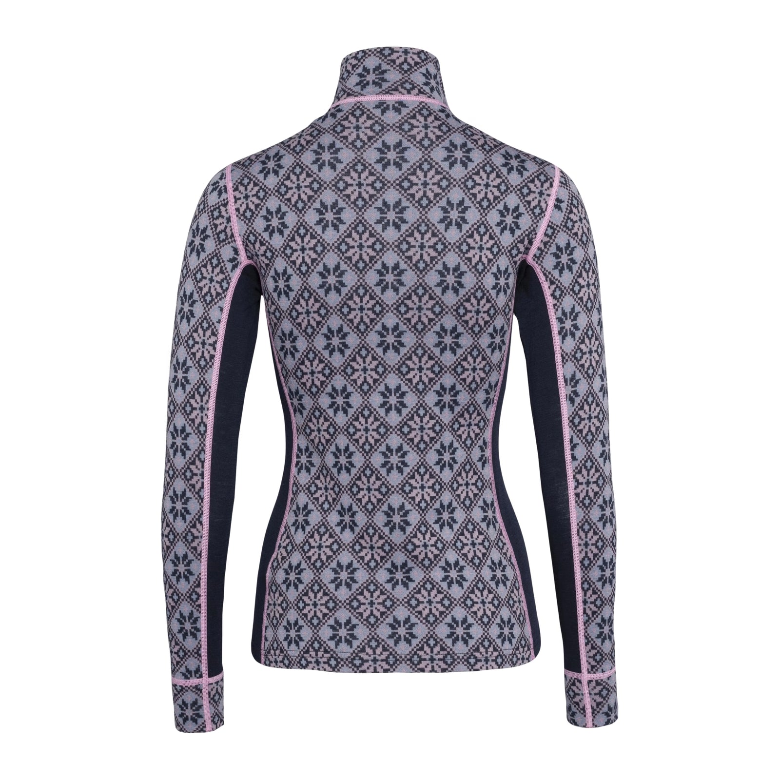 KARI TRAA ROSE WOOL HALF ZIP - FEMME