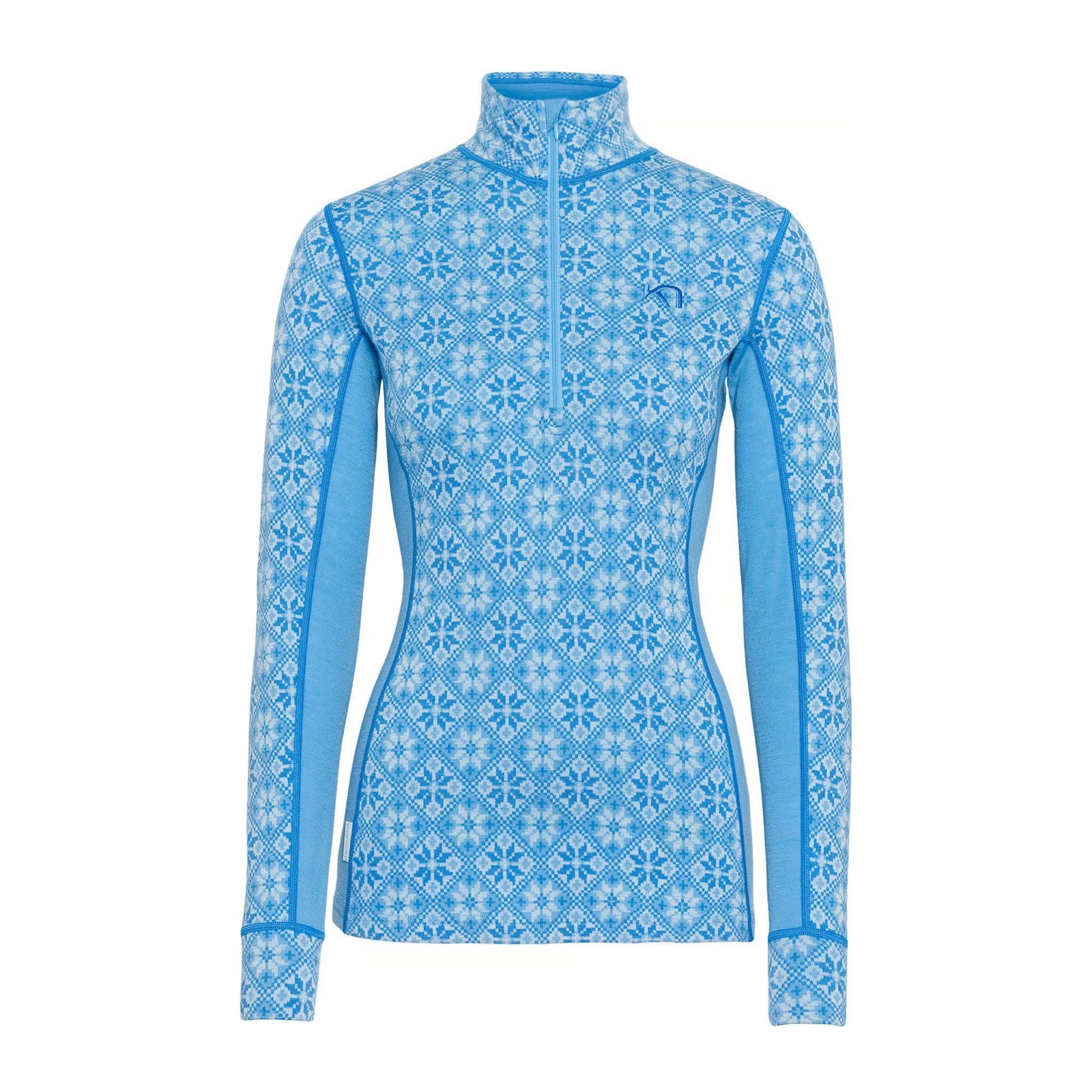 KARI TRAA ROSE WOOL HALF ZIP - FEMME