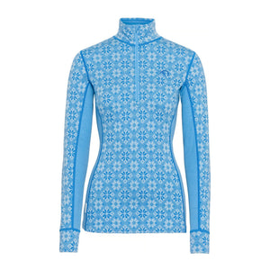 KARI TRAA ROSE WOOL HALF ZIP - FEMME