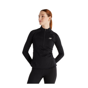 NEW BALANCE ATHLETICS HEAT GRID 1/2 ZIP - WOMEN
