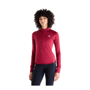 NEW BALANCE ATHLETICS HEAT GRID 1/2 ZIP - WOMEN