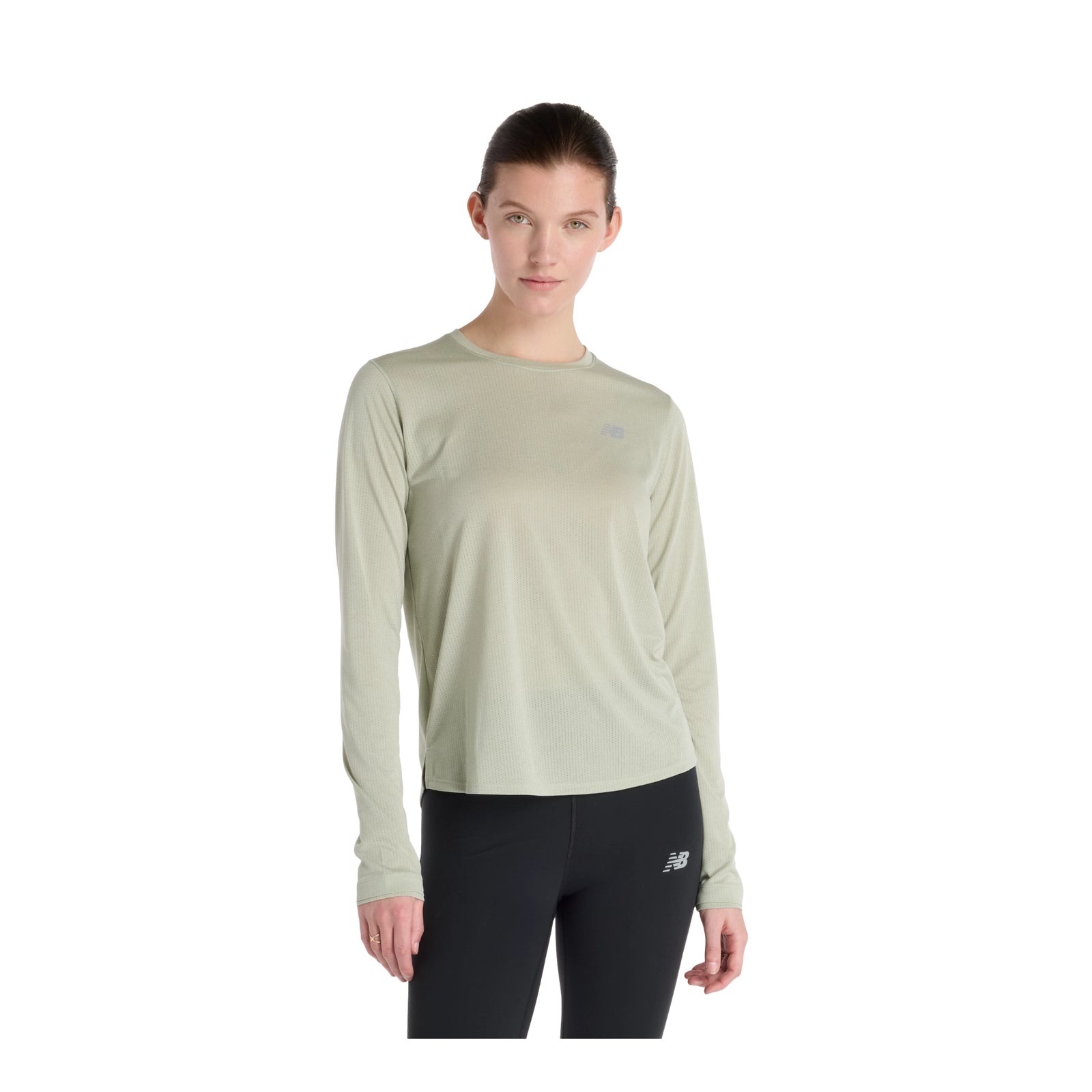 NEW BALANCE ATHLETICS MANCHES LONGUES - FEMME