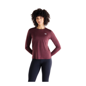 NEW BALANCE ATHLETICS MANCHES LONGUES - FEMME