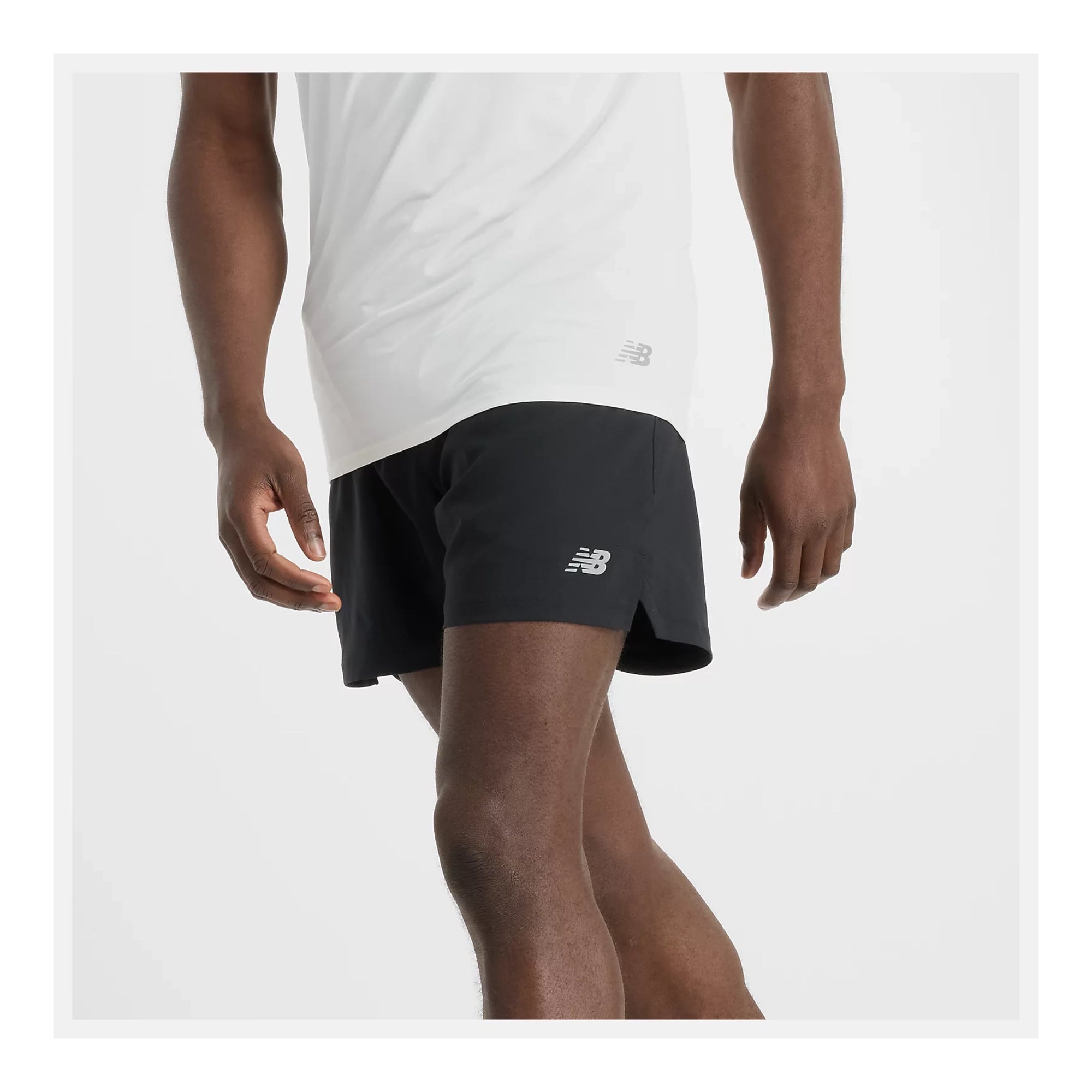 NEW BALANCE AC LINED SHORT 5 - HOMME