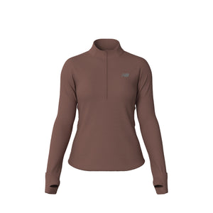 NEW BALANCE ATHLETICS HEAT GRID 1/2 ZIP - FEMME