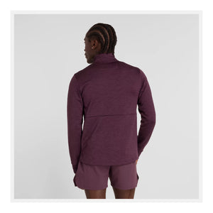 NEW BALANCE ATHLETICS HEAT GRID 1/2 ZIP - HOMME