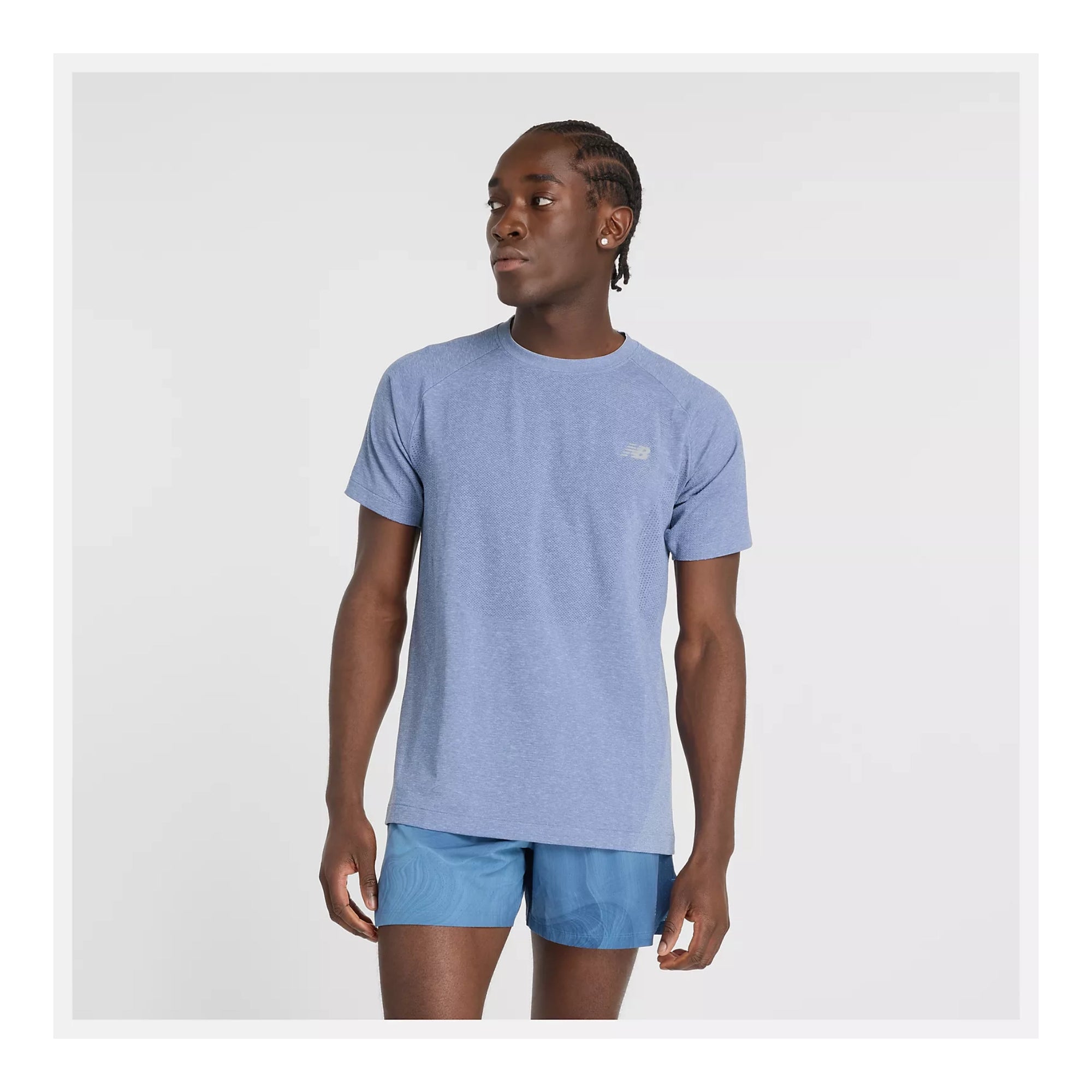 NEW BALANCE KNIT T-SHIRT - HOMME