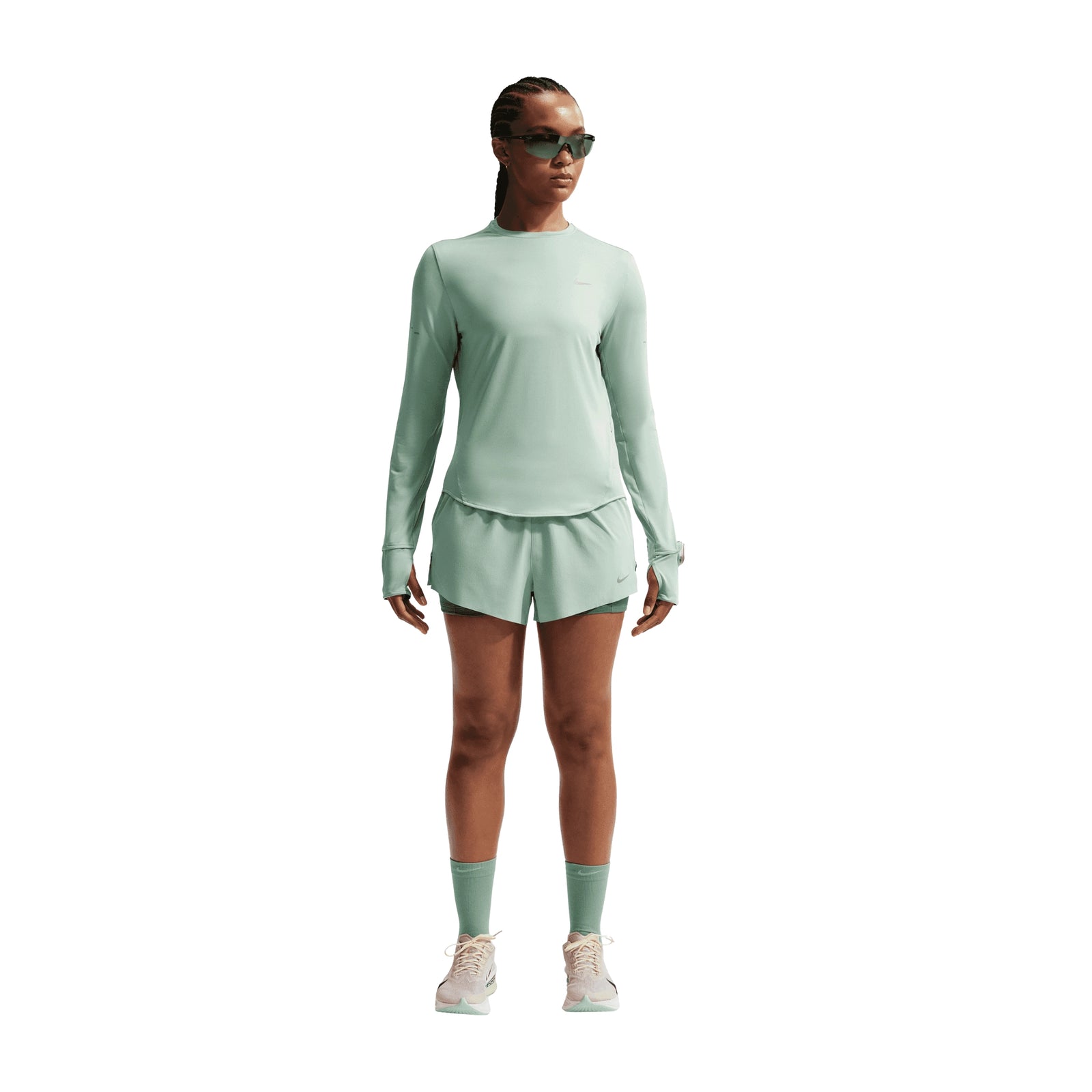 NIKE SWIFT DRI-FIT UV LS CREW NECK - FEMME