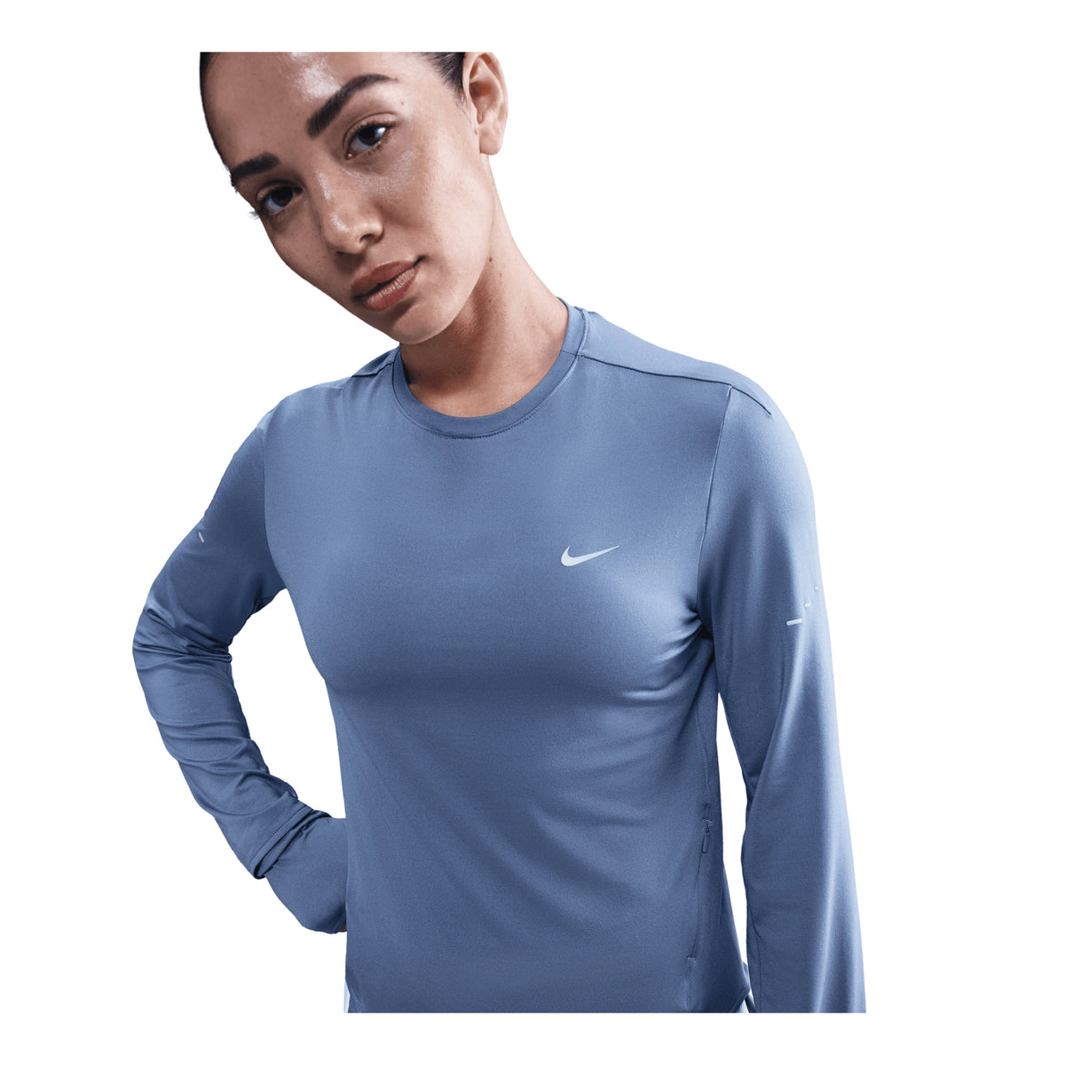 NIKE SWIFT DRI-FIT UV LS CREW NECK - FEMME