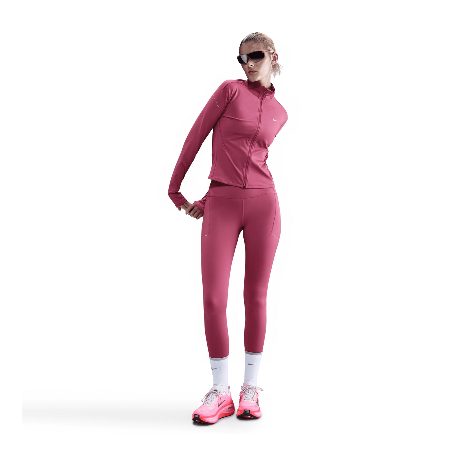 NIKE SWIFT CHANDAIL FULL-ZIP COUCHE INTERMÉDIAIRE - FEMME