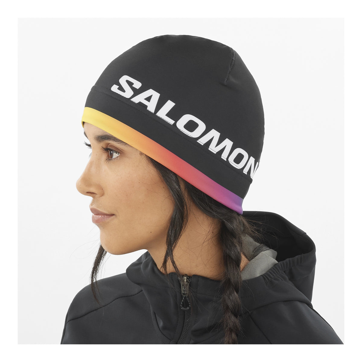 SALOMON CLUB LINE XC BEANIE BLACK - UNISEXE