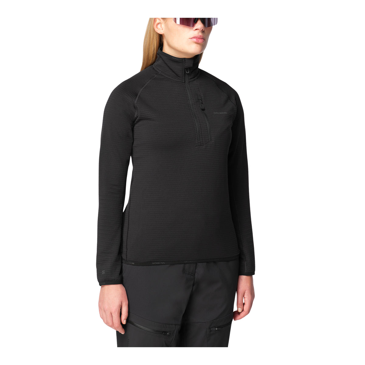 SALOMON ESSENTIAL LIGHTWARM DEMI-ZIP - FEMME