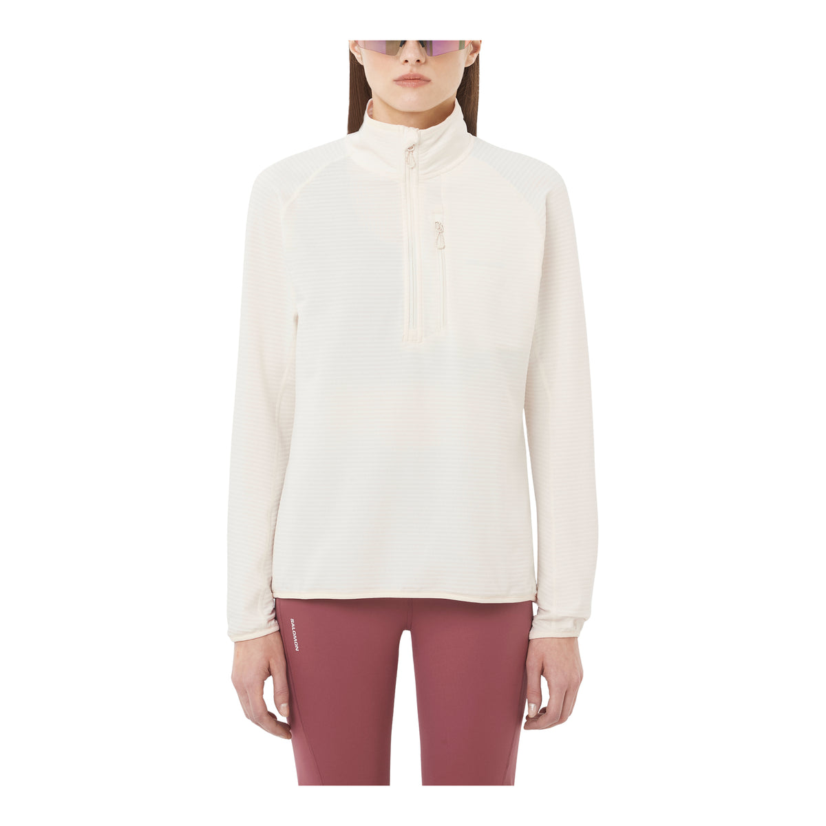 SALOMON ESSENTIAL LIGHTWARM DEMI-ZIP - FEMME