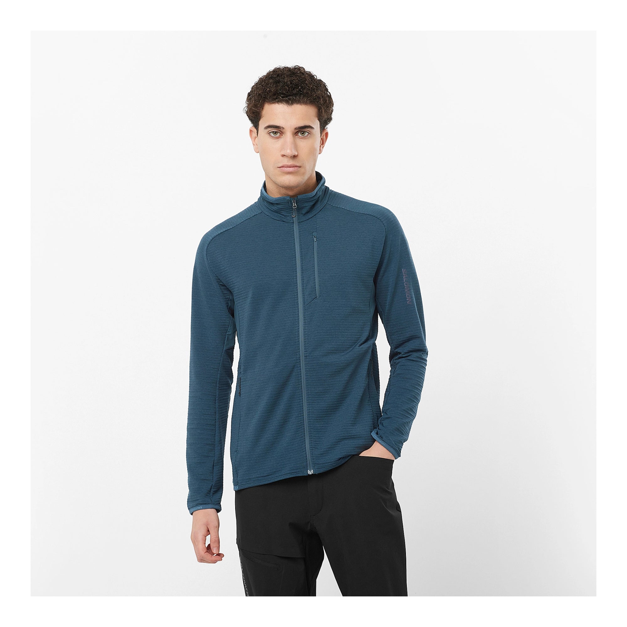 SALOMON ESSENTIAL LIGHTWARM FULL ZIP - HOMME