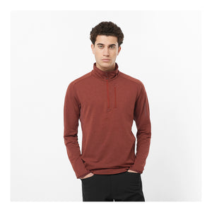 SALOMON ESSENTIAL LTWARM HALF ZIP - HOMME