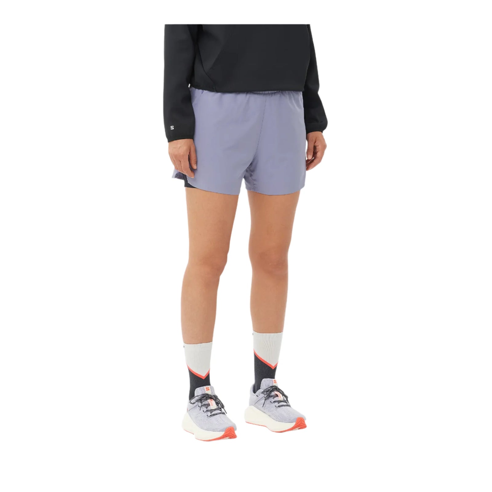 SALOMON SHAKEOUT CORE 2IN1 SHORTS 4" - FEMME