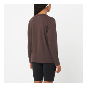 SALOMON T-SHIRT SHAKEout CORE LS - FEMME