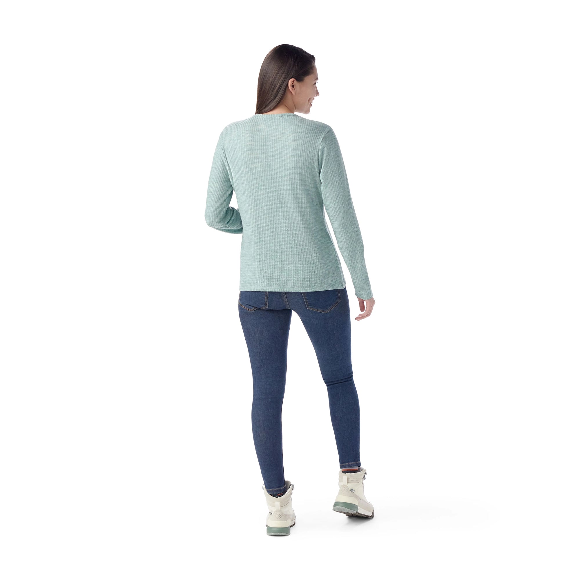 SMARTWOOL THERMAL MERINO RIB CREW - WOMEN