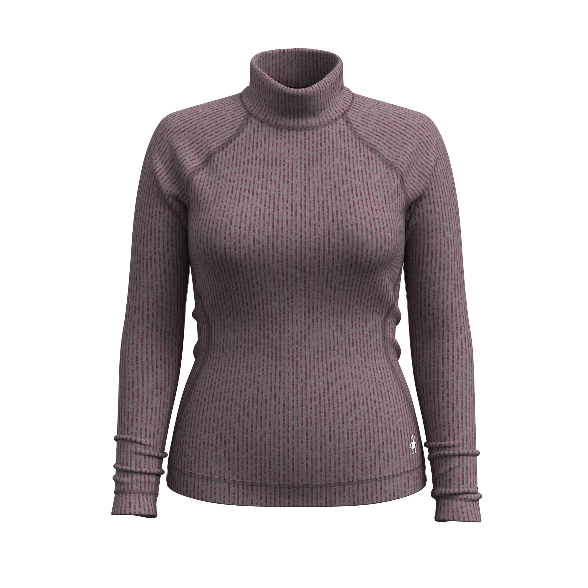 SMARTWOOL THERMAL MERINO RIB TURTLENECK - FEMME