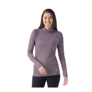 SMARTWOOL THERMAL MERINO RIB TURTLENECK - FEMME