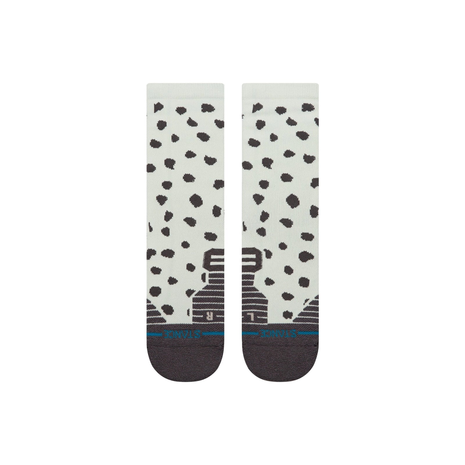 STANCE LEOPARD MID CREW - FEMME