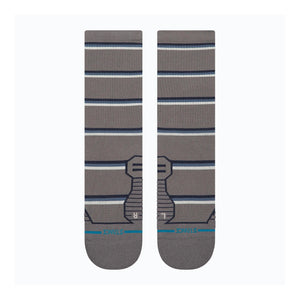 STANCE RUN MULTISTRIPE RIBBED CREW - UNISEXE