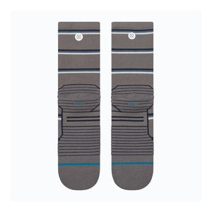 STANCE RUN MULTISTRIPE RIBBED CREW - UNISEXE