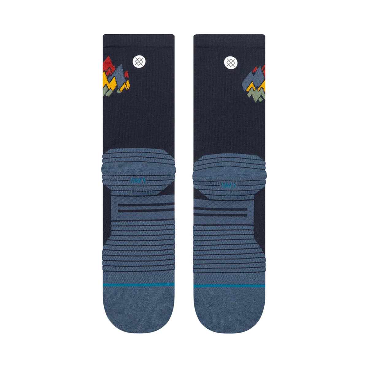 STANCE RUN PEAKS RIBBED LÉGER CREW - UNISEXE