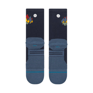 STANCE RUN PEAKS RIBBED LÉGER CREW - UNISEXE